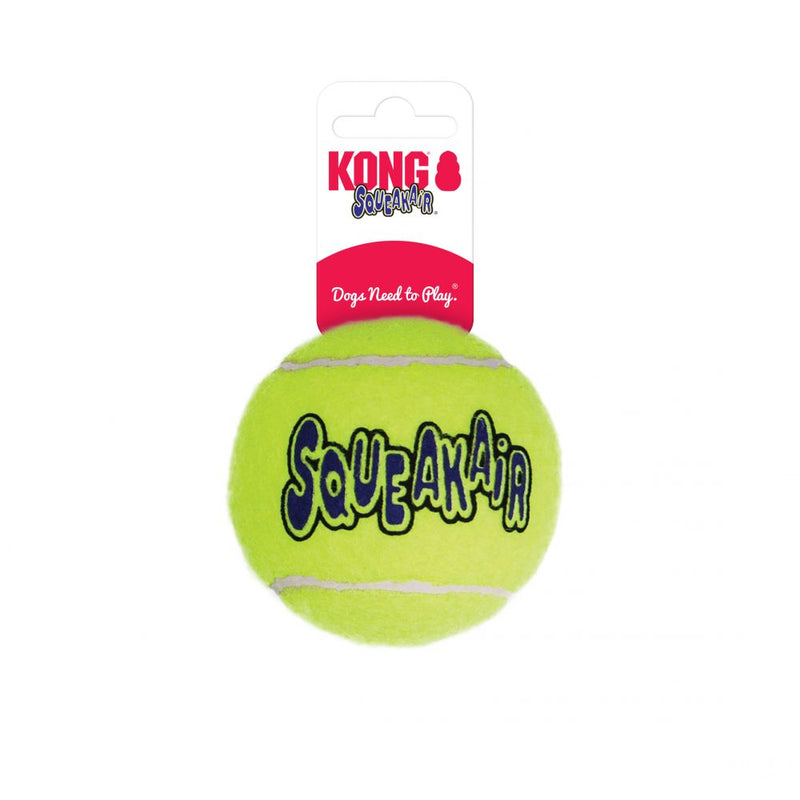 Juguete para perros pelota de tennis KONG Squeaker Air Talla L